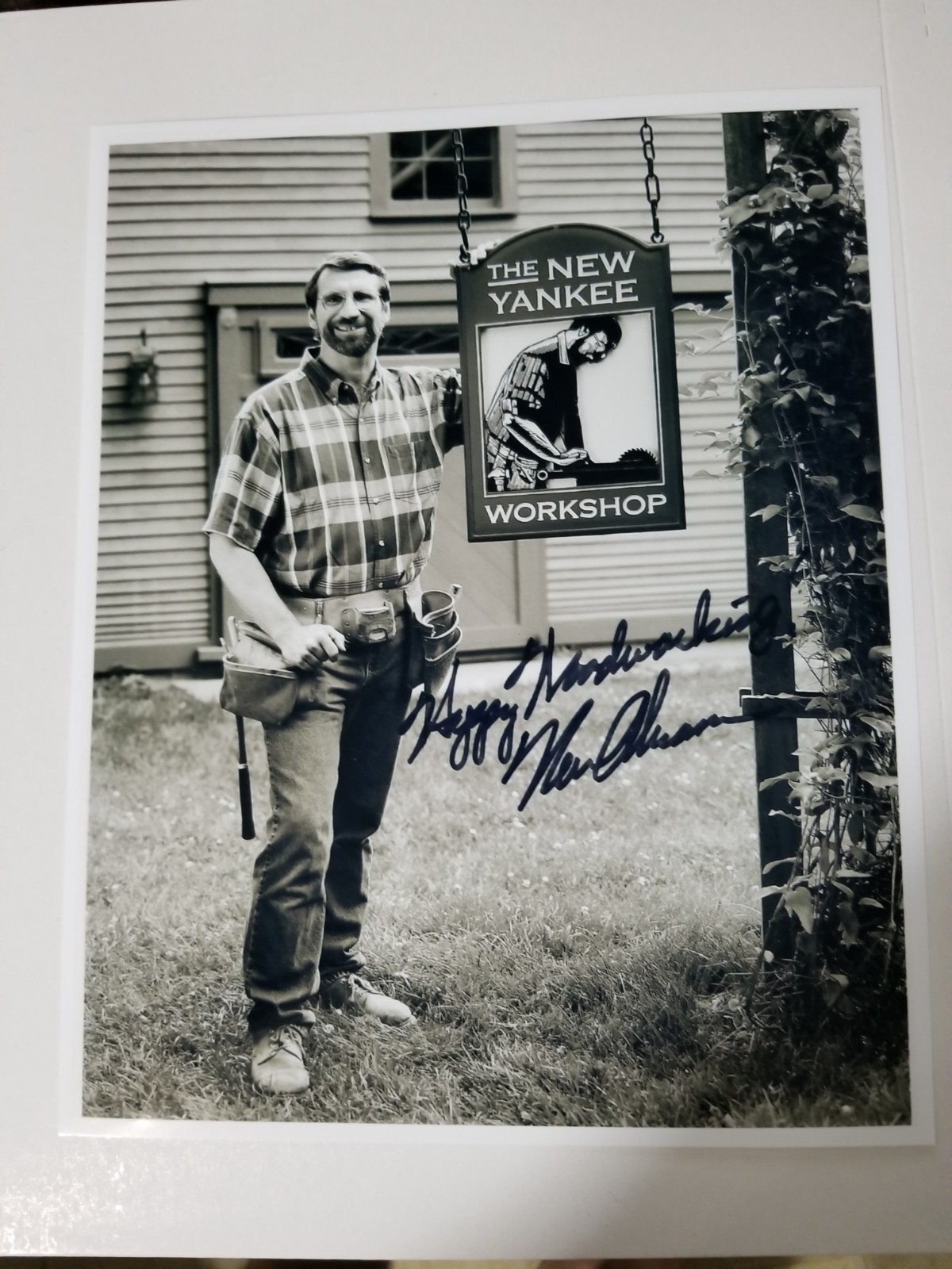 Norm Abram signed 8×10 Photo RP – This Old House – Free ShipN!