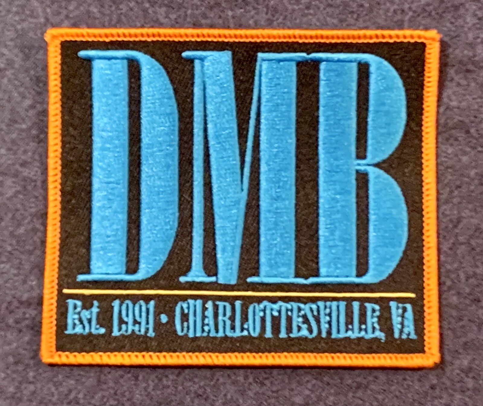Dave Matthews Band DMB Embroidered Patch CHARLOTTESVILLE 3×3.75 Inch VERY COOL!!