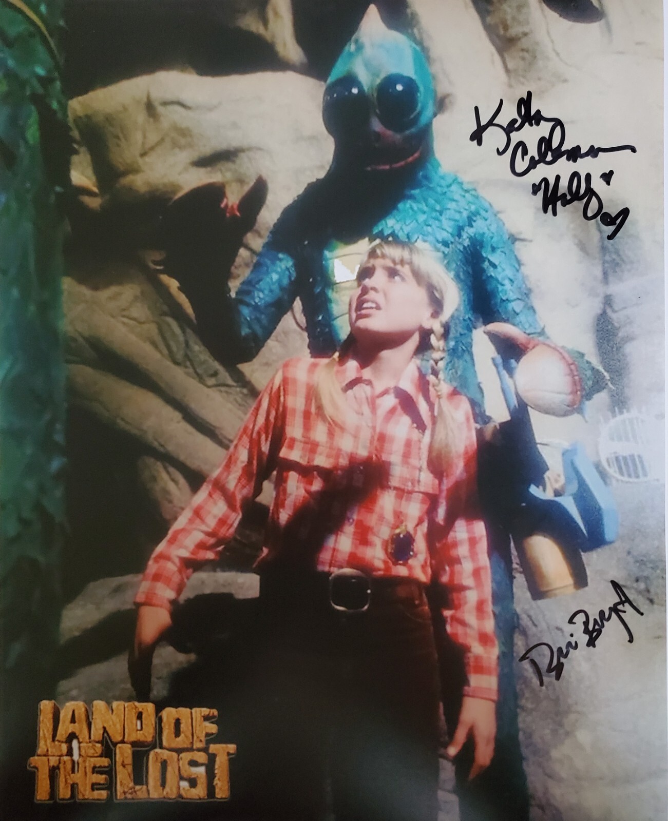 Bill Boyd & Kathy Coleman Land of the Lost Original Autographed 8X10 Photo