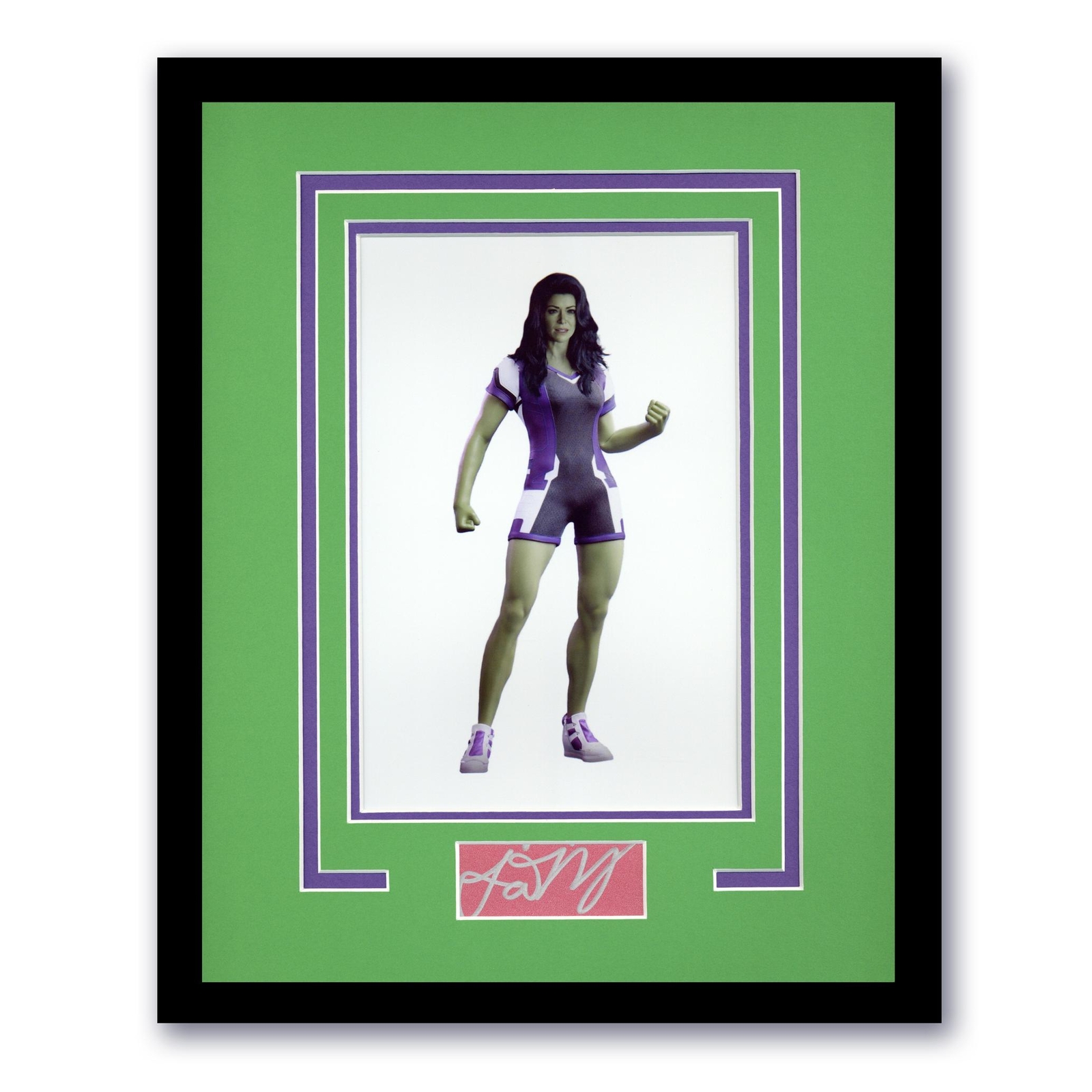 Tatiana Maslany “She-Hulk” AUTOGRAPH Signed Custom Framed 11×14 Display ACOA
