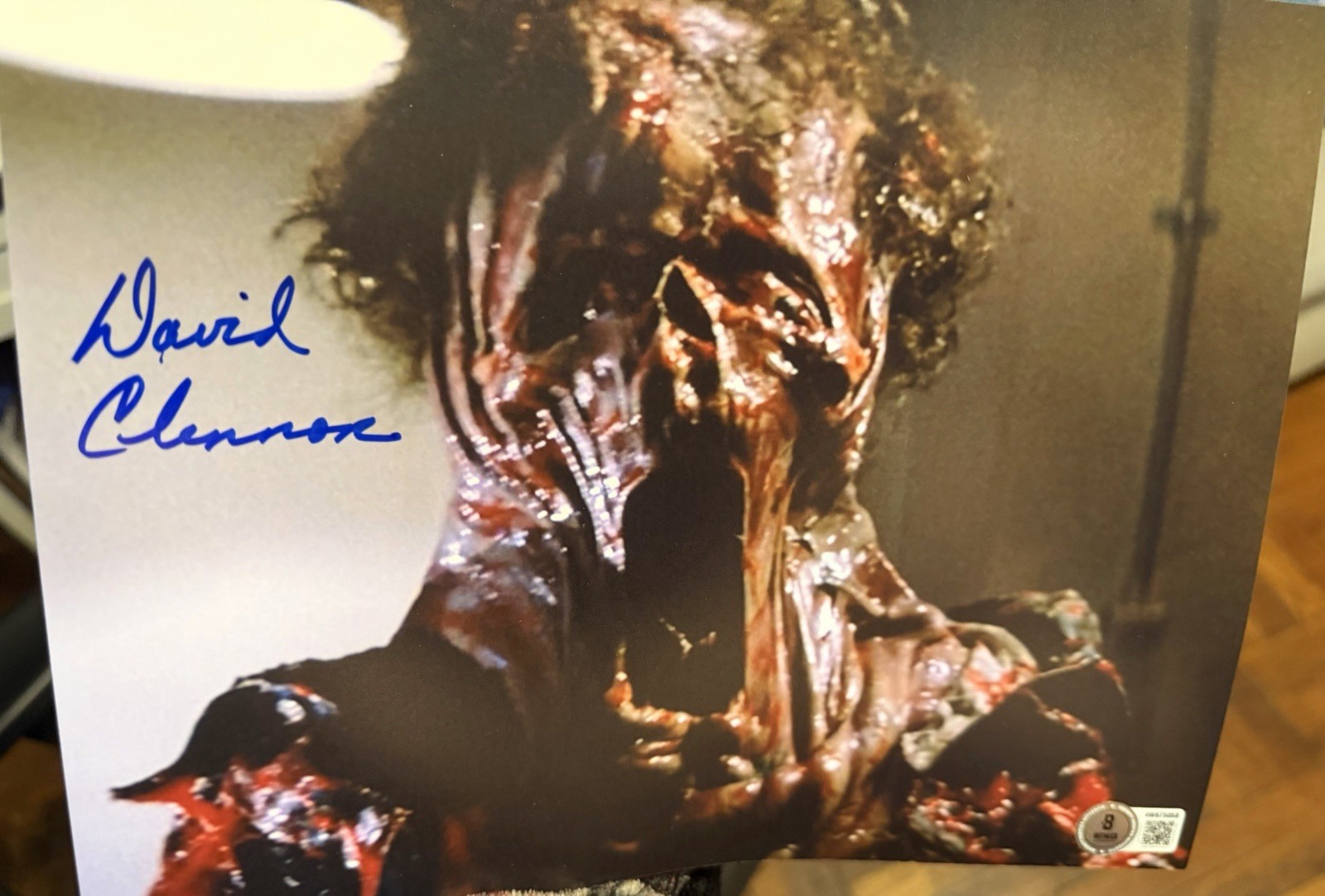Beckett certified BAS signed photo David Clennon THE THING 8×10 John Carpenter