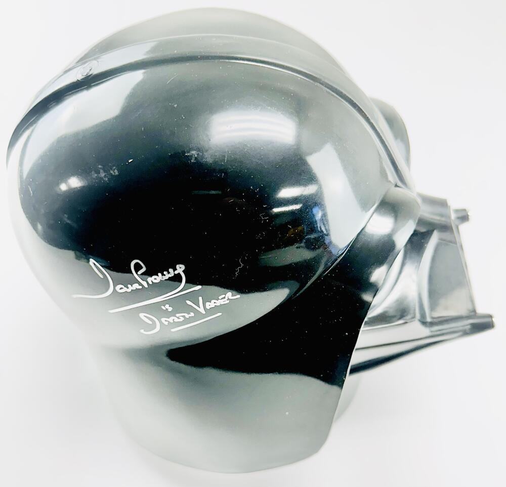 DAVID DAVE PROWSE SIGNED FULL SIZE DARTH VADER HELMET STAR WARS AUTOGRAPH BAS 98