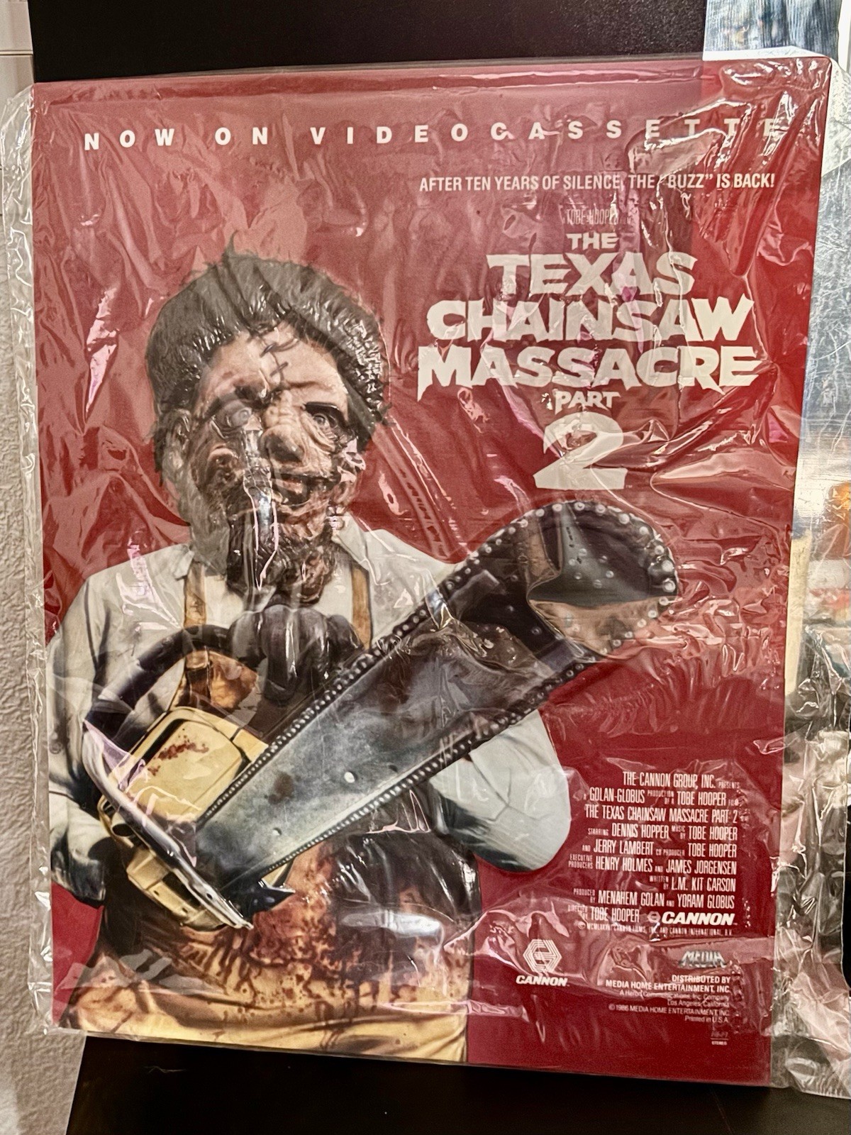 The Texas Chainsaw Massacre Part 2 3D light box display insert