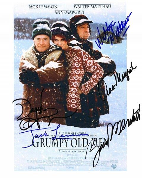 REPRINT – GRUMPY OLD MEN Cast Autographed Signed 8 x 10 Photo Poster RP Man Cave
