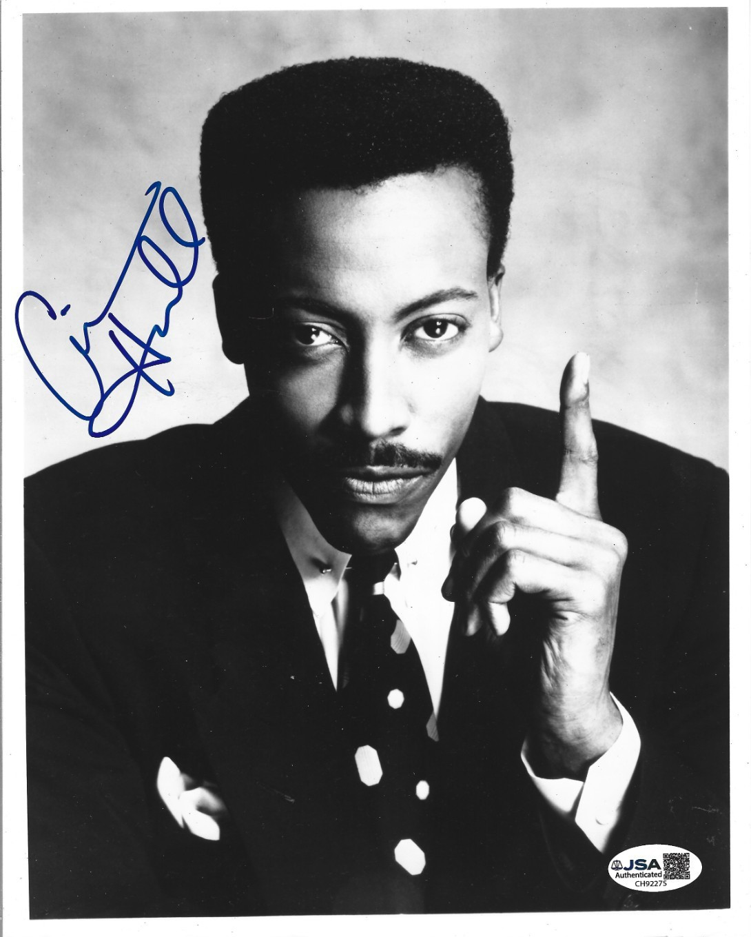 Arsenio Hall REAL hand SIGNED 8×10″ Promo Photo JSA COA Autographed Talk Show