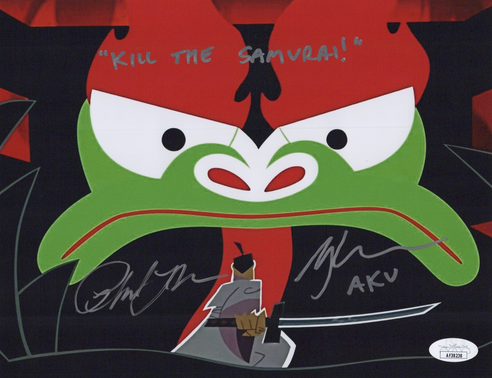 GREG BALDWIN and PHIL LAMARR Signed SAMURAI JACK 8×10 Autograph JSA COA CERT