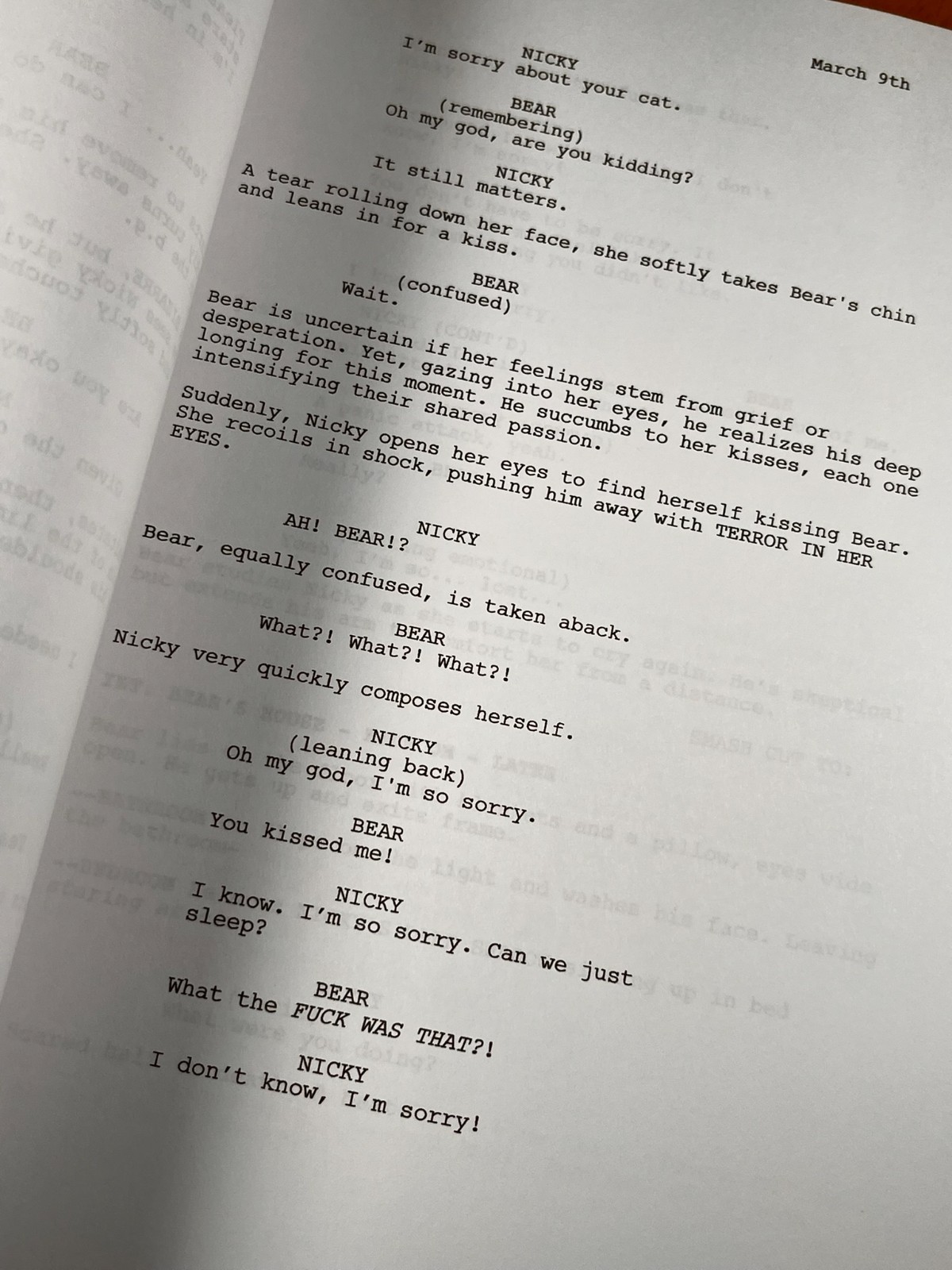 Obsession Script Signed- Autograph Reprints- Inde Navarrette- Horror