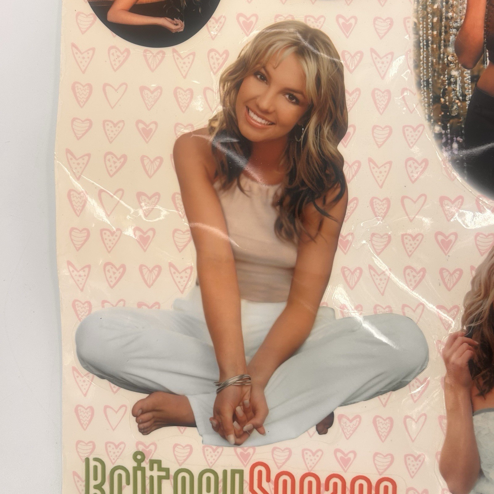 Vintage 2000 Britney Spears Static Window Cling Britney Brands Fast Shipping Y2K
