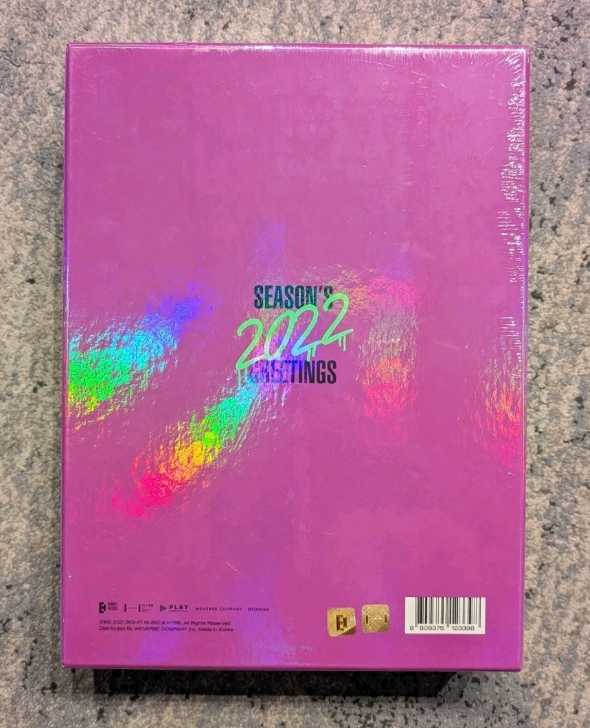 Daily BTS 2022 Season’s Greetings K-Pop Box Set Brand New Sealed