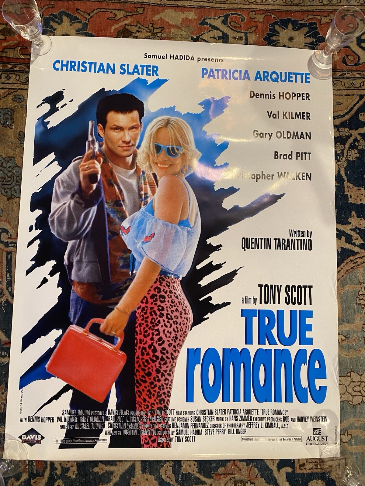 TRUE ROMANCE Original Theatrical Movie Poster – 41×31 in. – 1993 – Tony Scott ++
