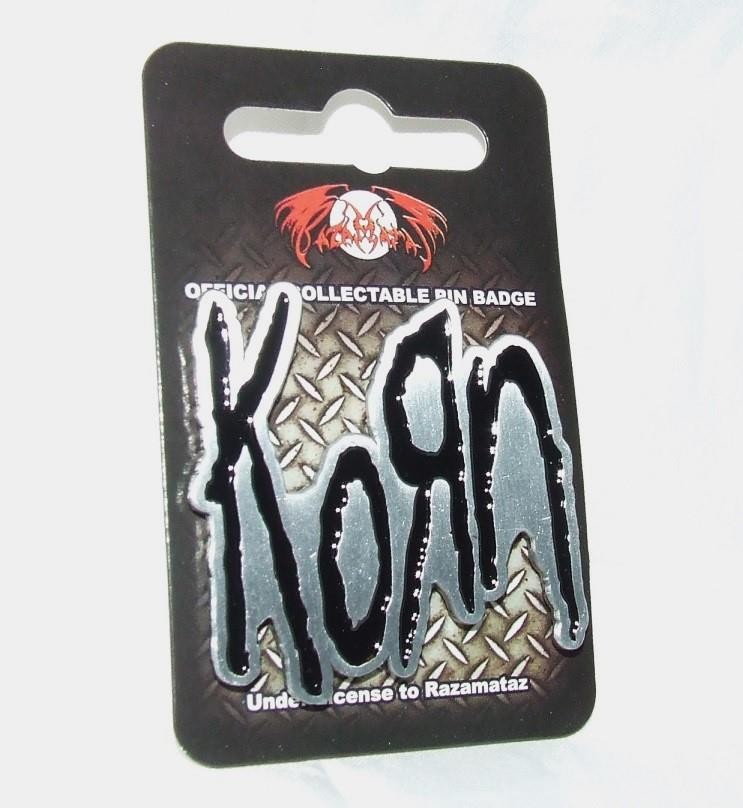Korn Logo Metal Enamel Pin Heavy Metal