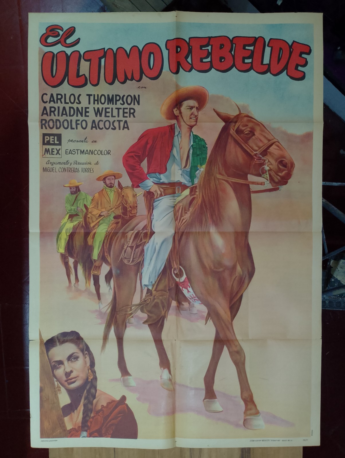 Mexican Western: “The Last Rebel”. 1S. Original Argentina. p261