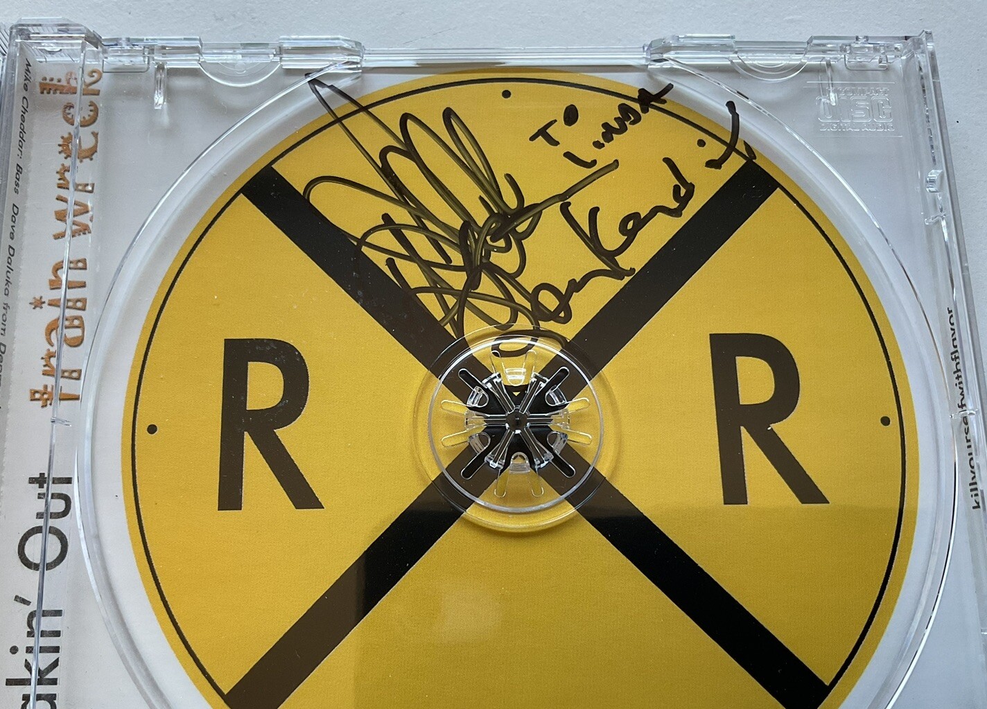 Sneakin’ Out: Train Wreck – Autographed Signed – Audio CD; 2004