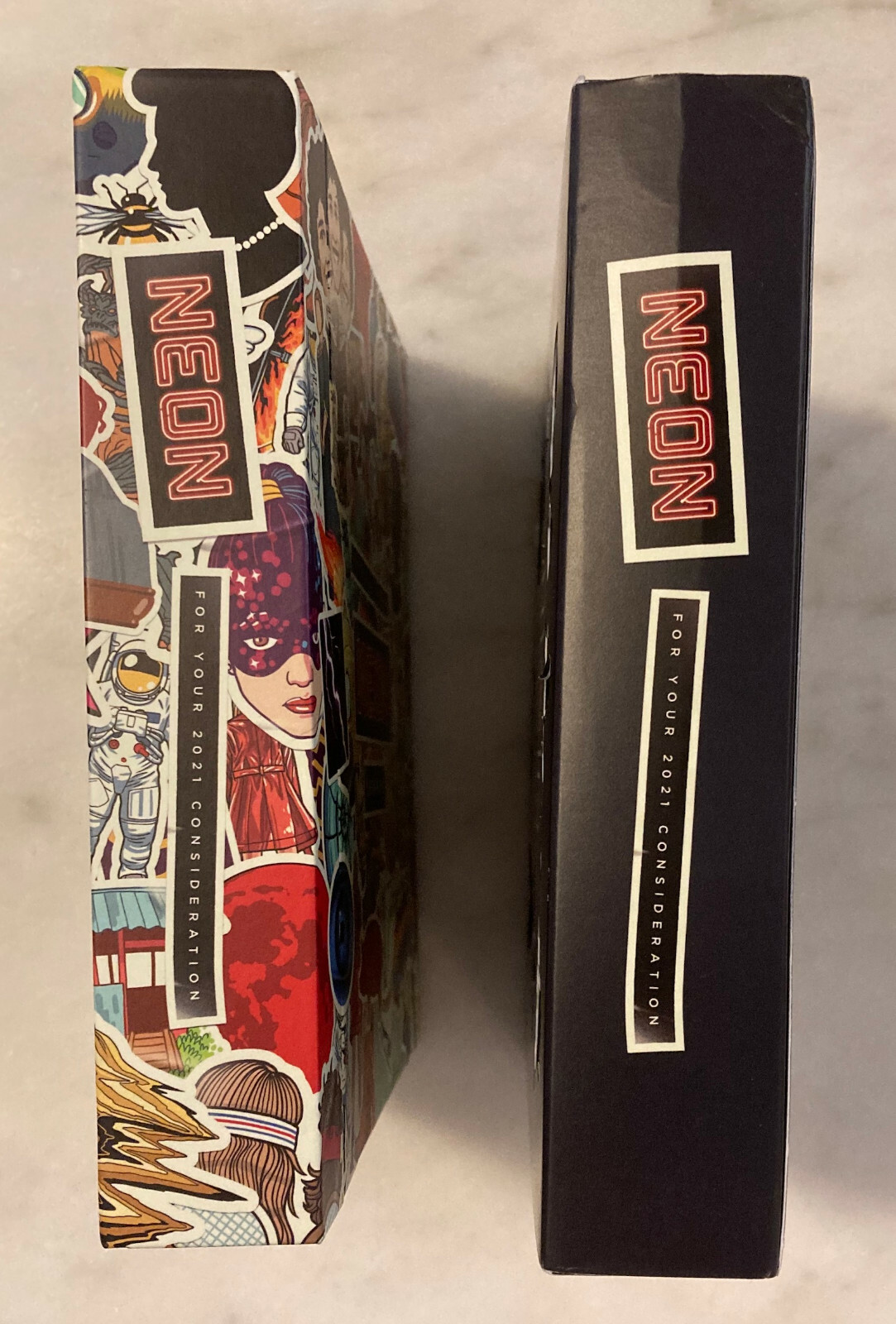 NEON 2021 FYC Promo Film Sleeve Booklet ONLY; Flee Pig Spencer Memoria Titane