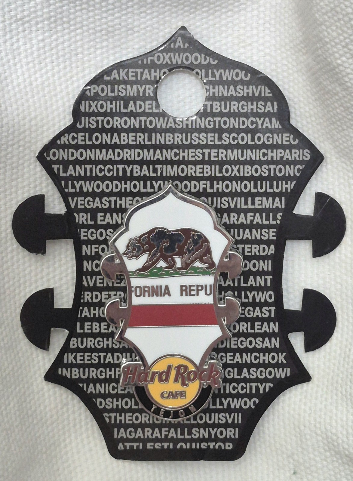 Hard Rock Cafe Tejon Bakersfield Guitar Headstock Pin