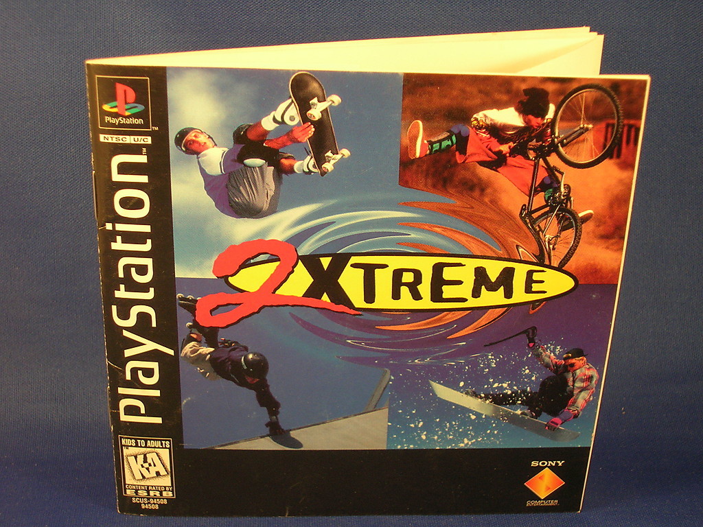 2 XTREME INSTRUCTION BOOKLET Playstation PS video game 1996 collectible MANUAL