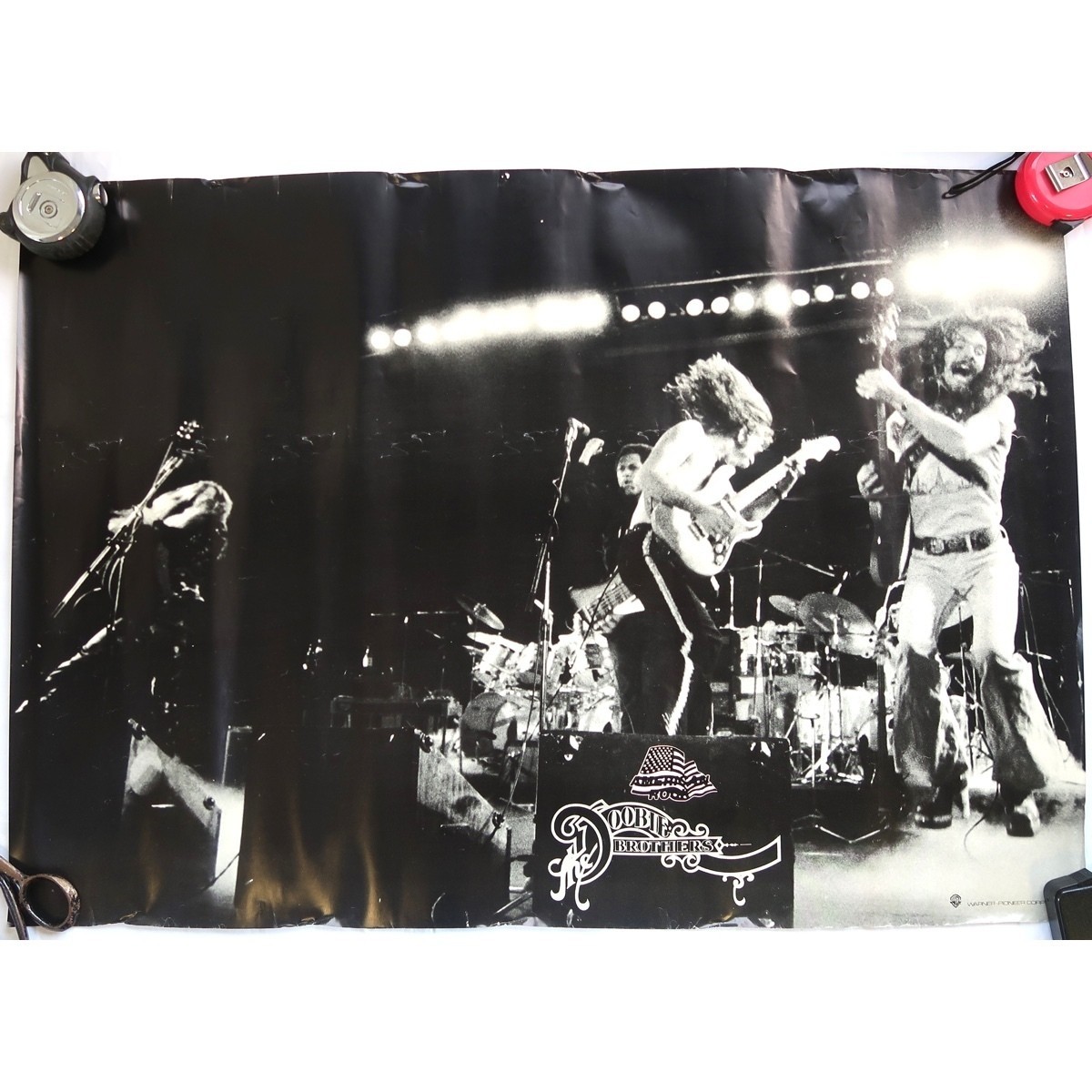 Doobie Brothers / Vintage 1980s Japan Original Promo Poster A1 23x33in 59x84cm