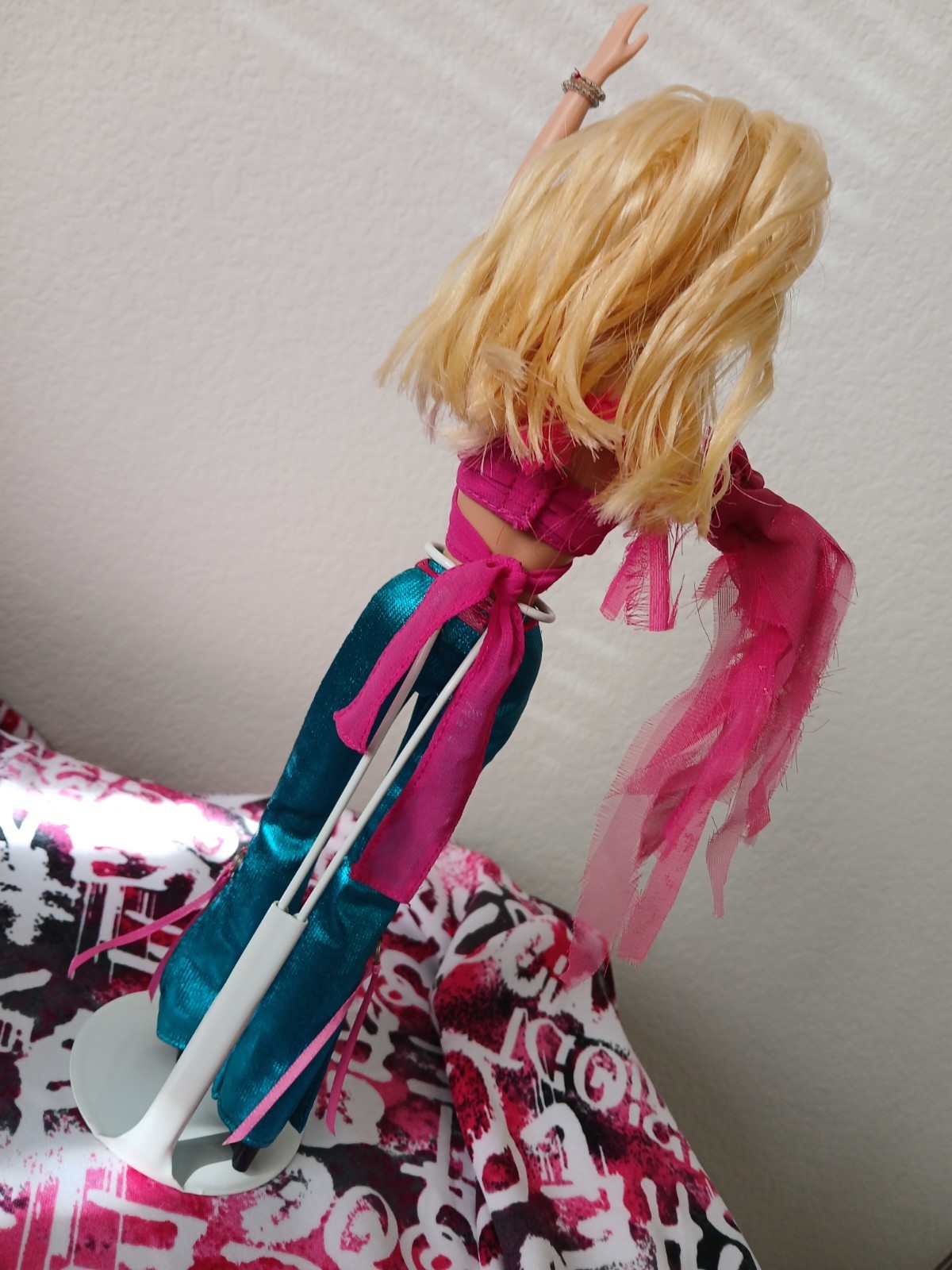 Britney Spears Doll~Slave 4 U PINK Outfit●Modified●LOOSE DOLL No Box♡