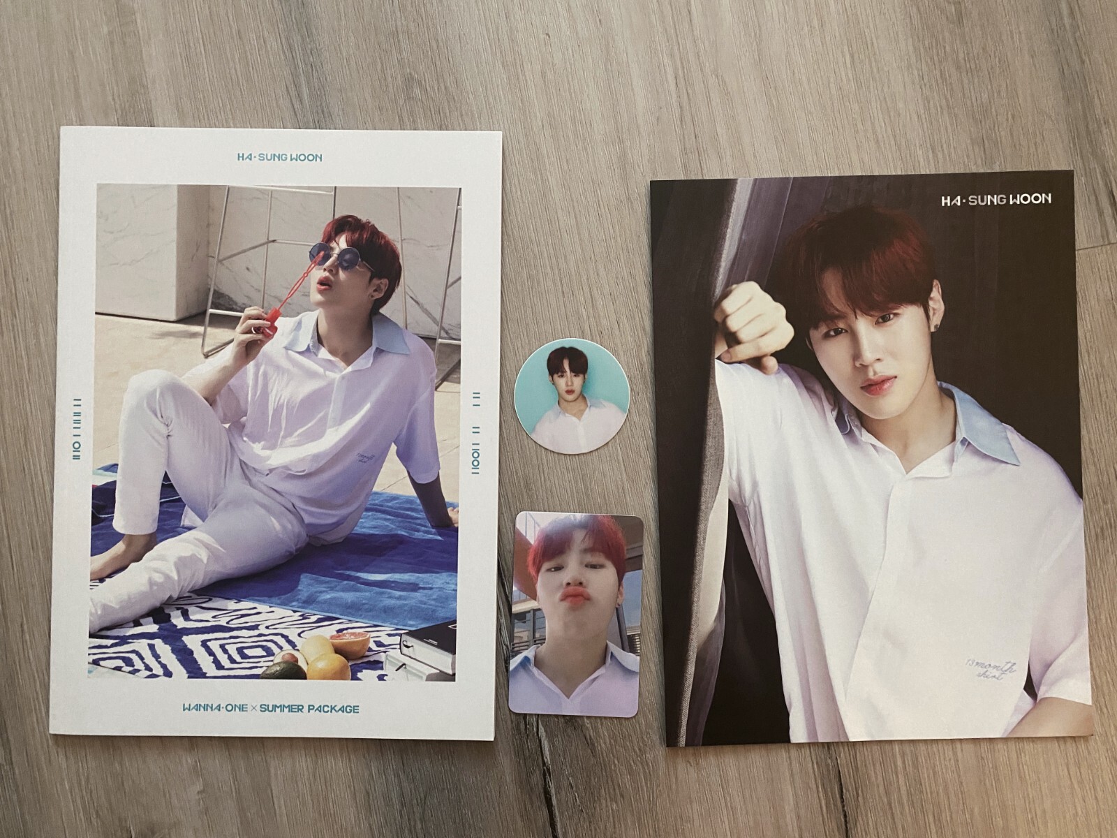 WANNA ONE Summer Package HA SUNGWOON Set