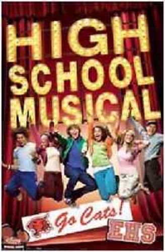 2006 DISNEY HIGH SCHOOL MUSICAL GO CATS EHS POSTER 22X34 NEW FREE SHIPPING