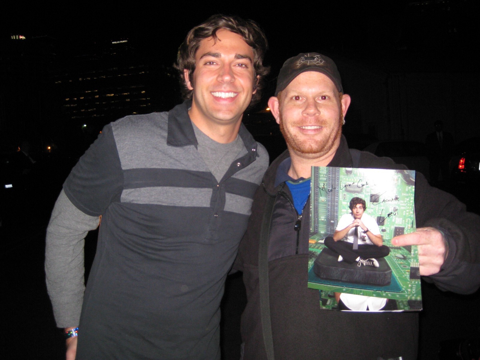 Zachary Levi Shazam W/Coa autographed photo signed 8X10 #2 Billy Batson