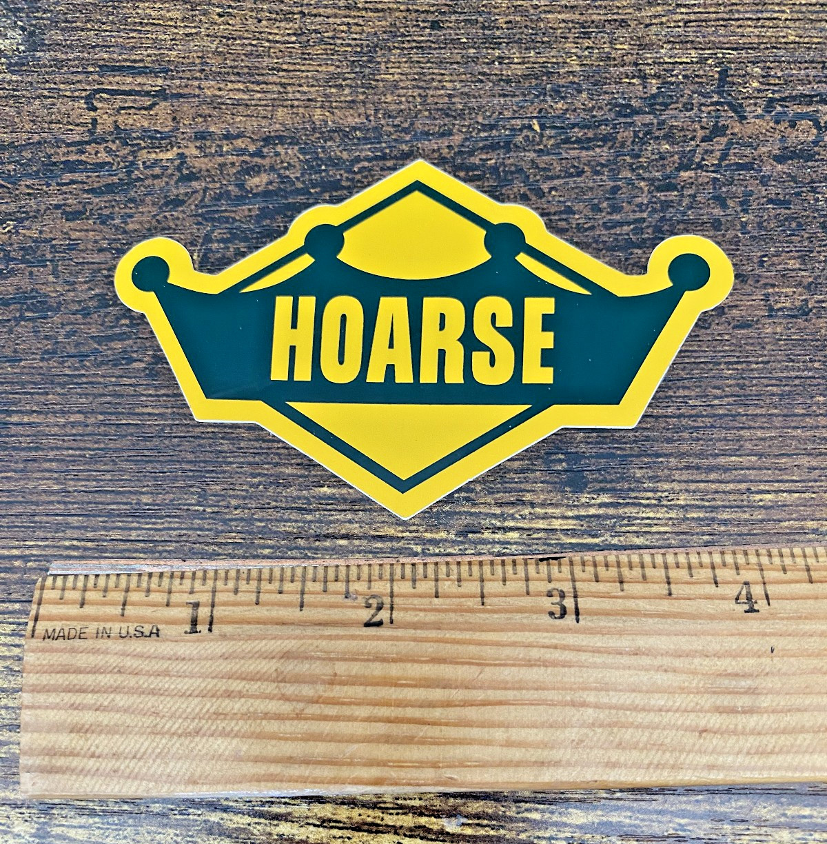 HOARSE vtg 1997 promo sticker detroit alternative rock