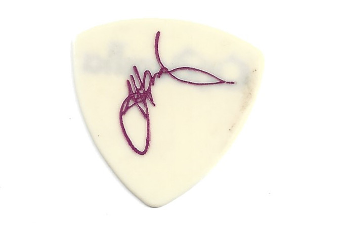 Cinderella Jeff Labar Signature Guitar Pick 1989 Long Cold Winter Tour Wichata