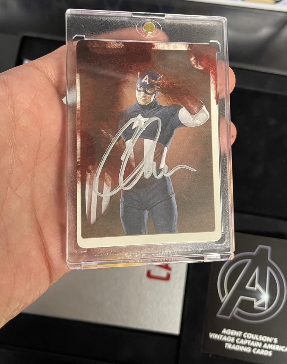 EFX Chris Evans SIGNATURE AUTO Agent Coulson’s Captain America Trading Cards