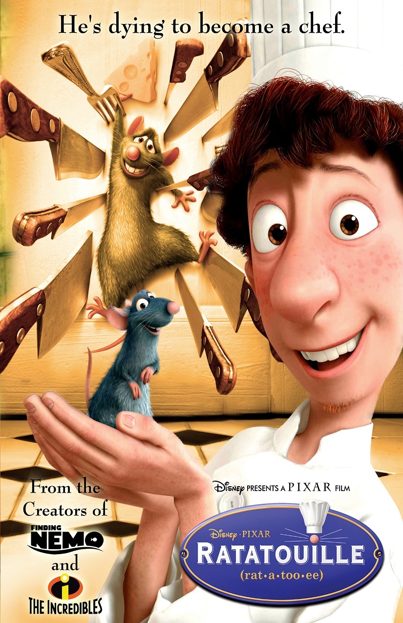 Walt Disney’s Ratatouille movie poster (b) : 11 x 17 inches