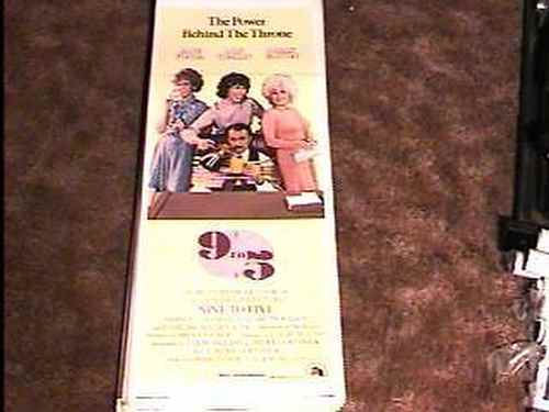 9 TO 5 ORIG 14X36 MOVIE POSTER ’80 DOLLY PARTON