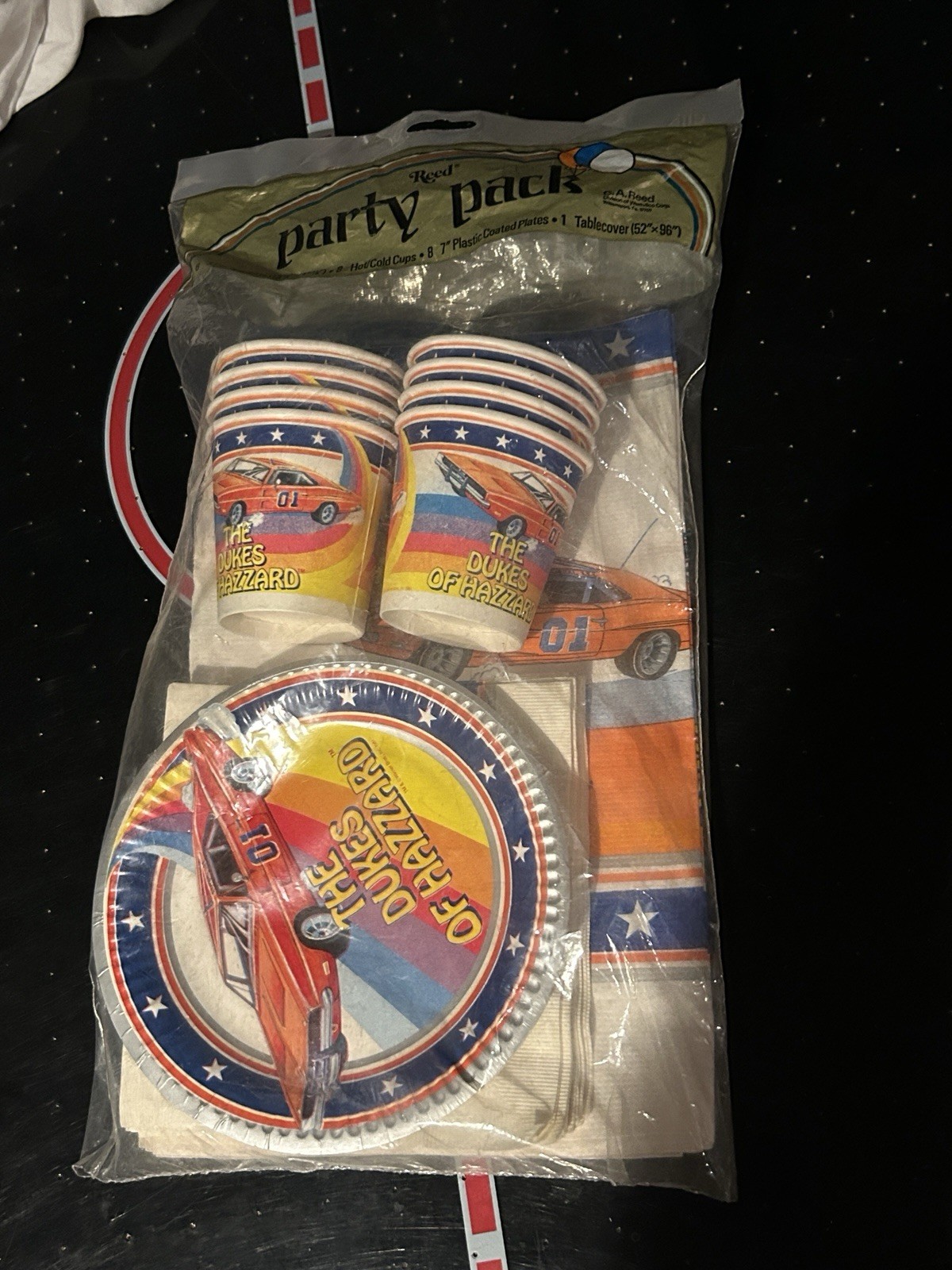 Vintage The Duke’s of Hazzard 1980s Birthday PARTY PACK Sealed General Lee 1981