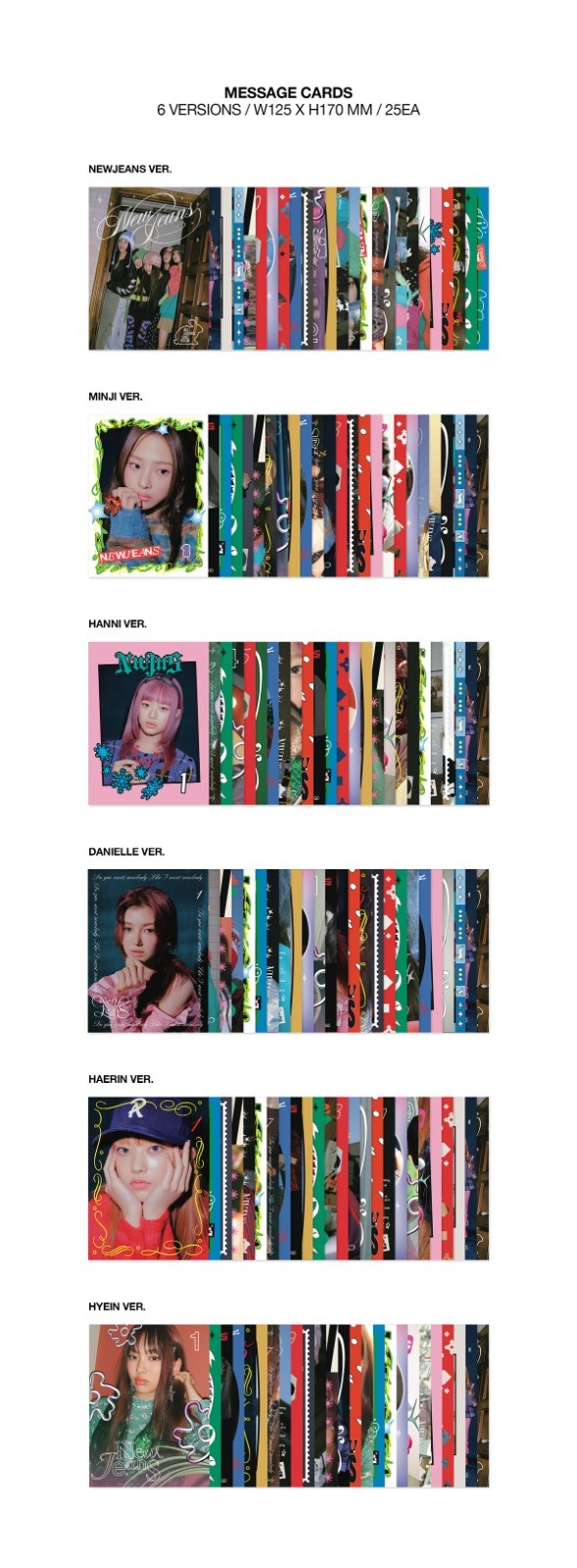 [GIFT] NewJeans 1st Single Album [ OMG ] Message Card ver