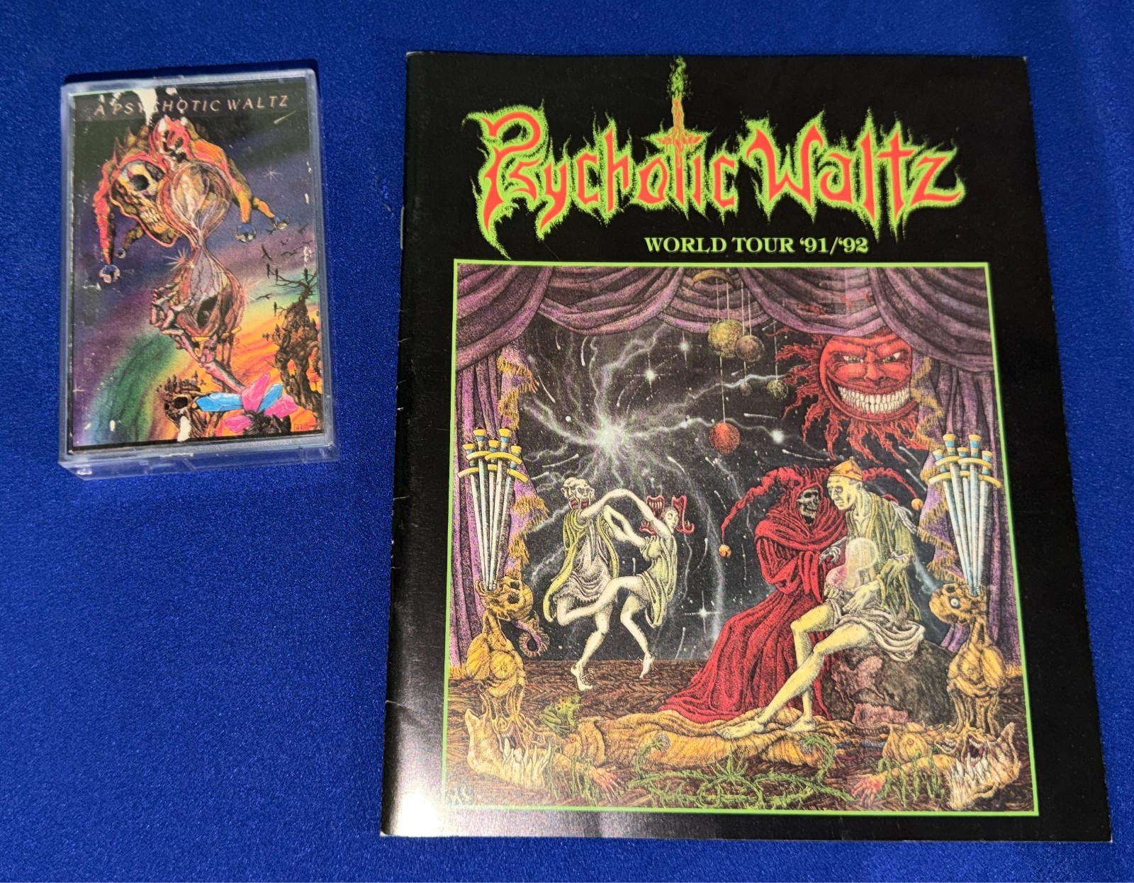 Psychotic Waltz (CA Psyche Band)CASSETTE TAPE+1991-92 World Tour CONCERT PROGRAM