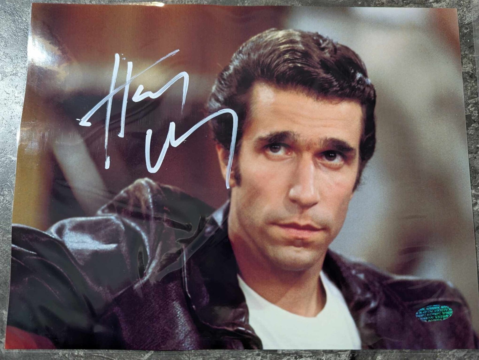 HENRY WINKLER FONZIE HAPPY DAYS SIGNED AUTOGRAPHED 8×10 PHOTO W/COA