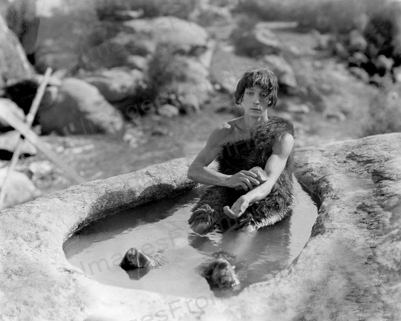 8×10 Print Buster Keaton Three Ages 1928 #BKSA