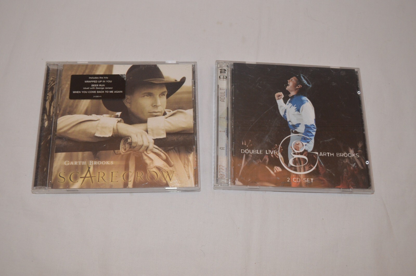 Garth Brooks Scarecrow Double Live 2 CD Set Pre-owned Lot