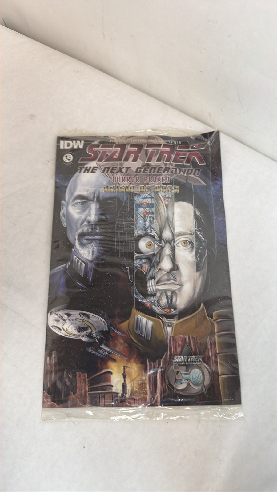 STAR TREK TNG Mirror Broken Origin Data IDW Comic Lootcrate Sealed