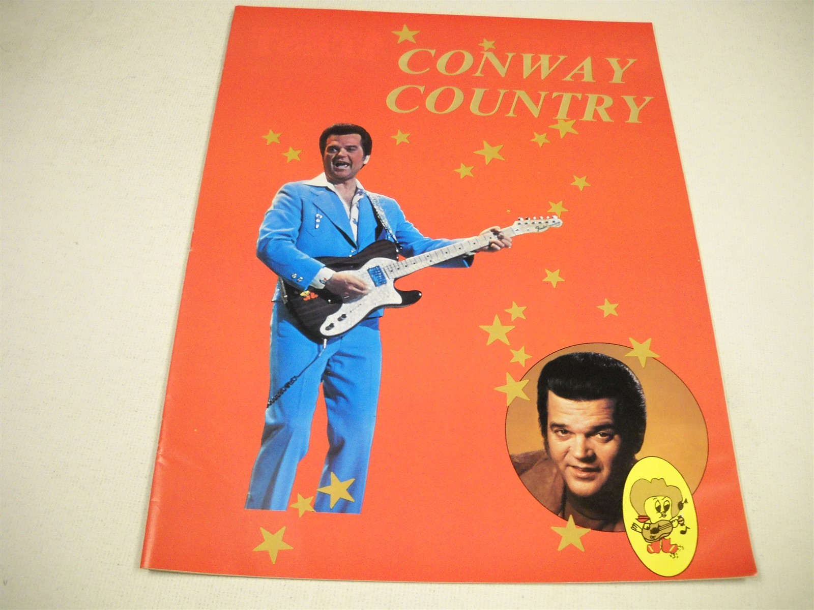 CONWAY TWITTY Rare 1978 Large 28-page PROMO TRIBUTE BOOKLET pics/ads/text/more