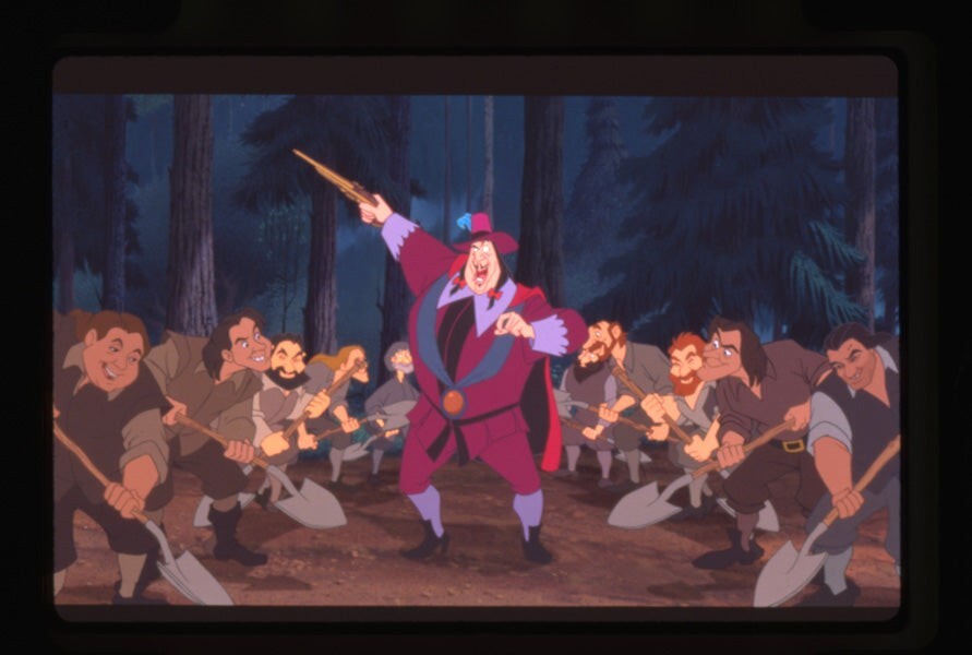 Pocahontas Disney Animation Governor Ratcliffe Original 35mm Transparency 1995