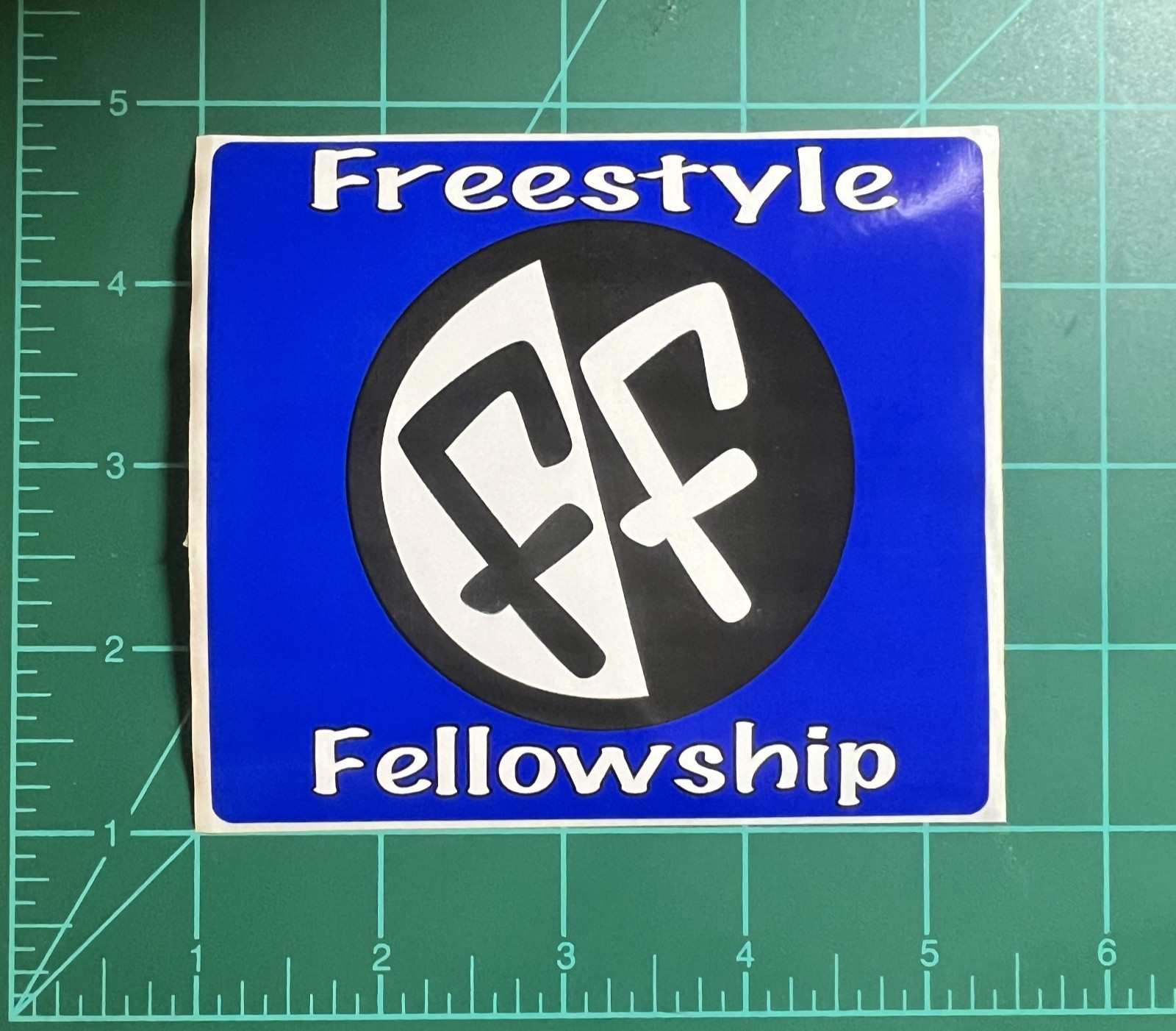 Freestyle Fellowship 90s Underground Hip Hop Sticker Vintage LA Rap P.E.A.C.E.