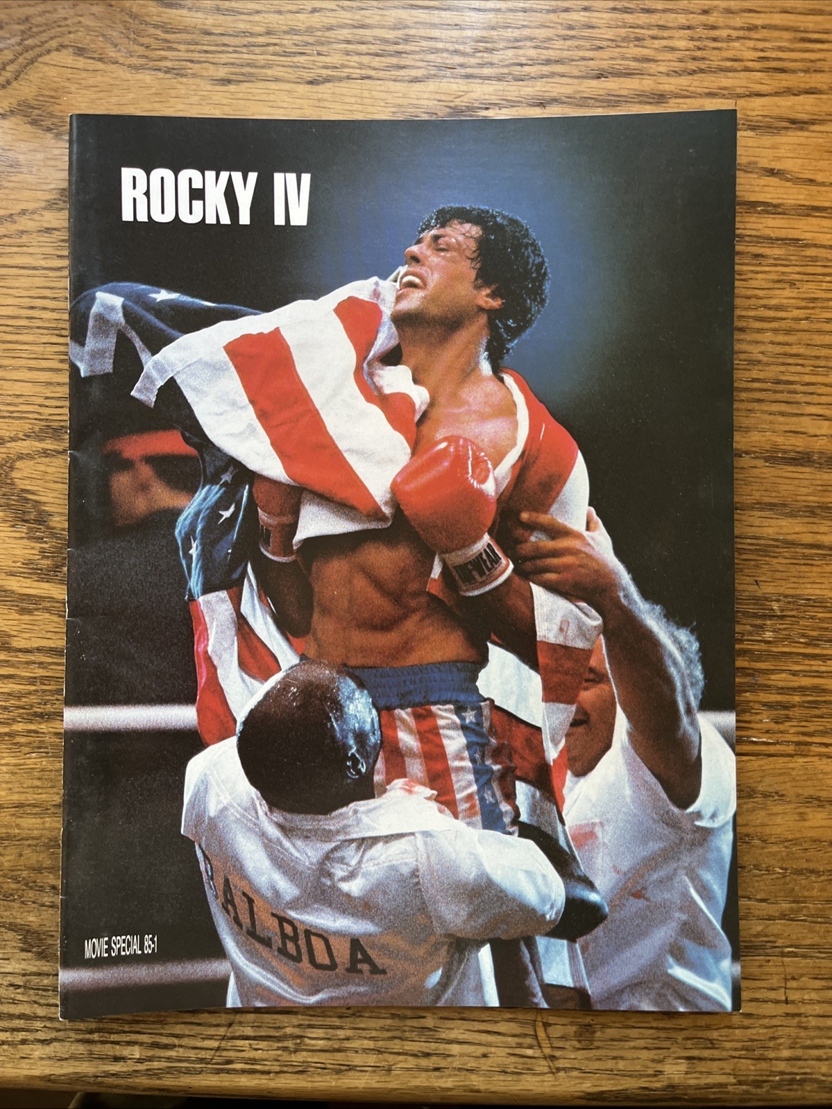 1985 ROCKY IV Souvenir Movie Program FN COPY Sylvester Stallone