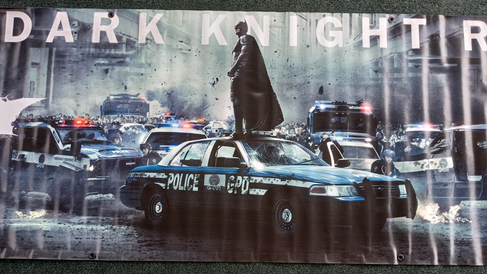 The Dark Knight Rises – BluRay Release Canvas Banner 96″ x 28″