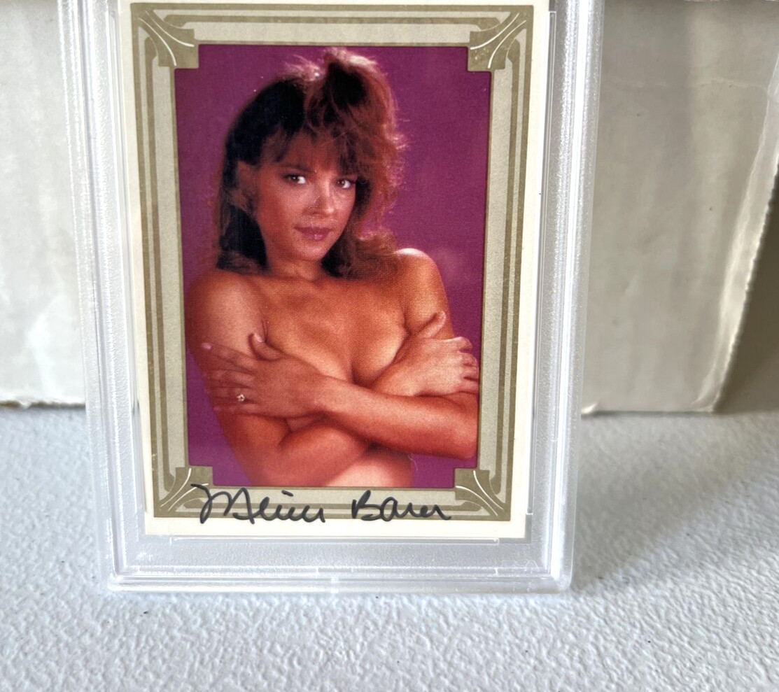 Michelle Bauer “Actress” Autographed Signed 1990 Scream Queens Card #63 PSA