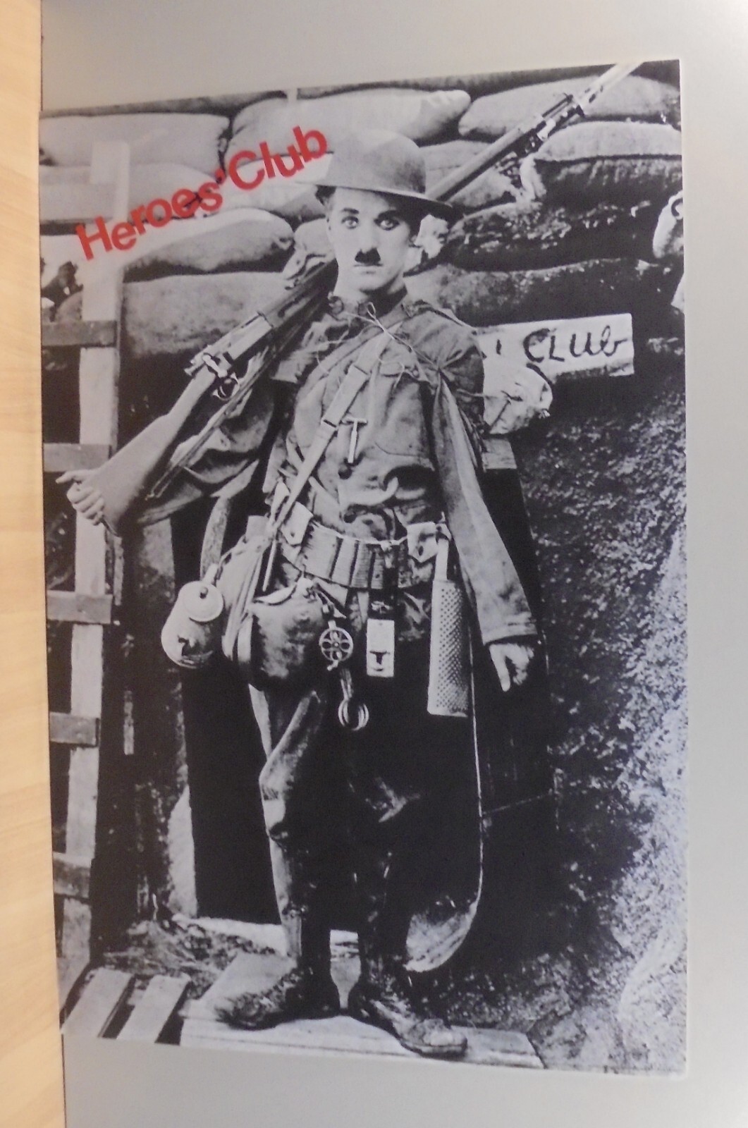 CHARLIE CHAPLIN VTG GIANT POSTER 24” X 36” 1989