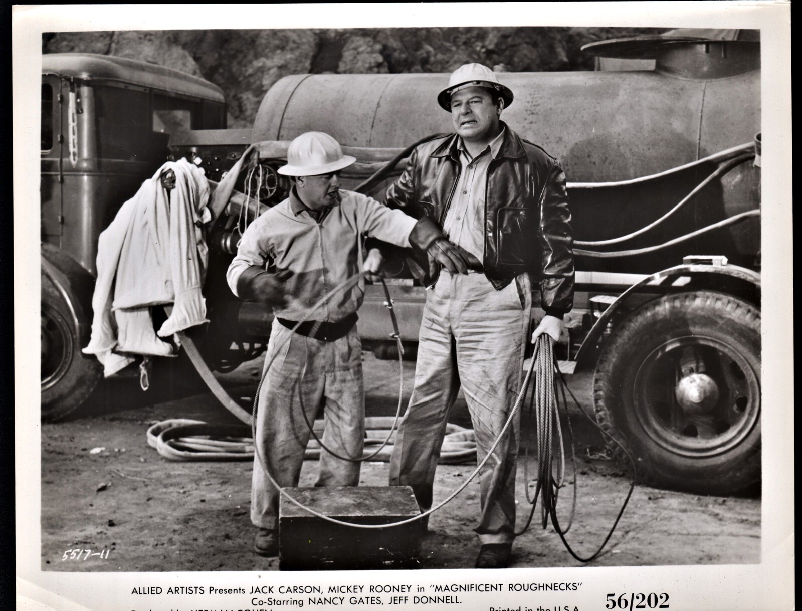 Magnificent Roughnecks 1956 Mickey Rooney Jack Carson Movie Still #2