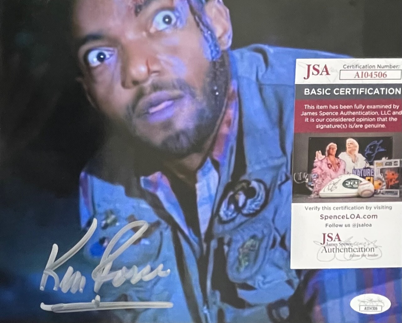 Ken Foree Texas Chainsaw Massacre 3 Original 8X10 Autographed Photo w/JSA COA #3