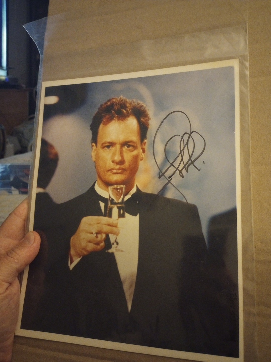 Star Trek TNG John Delancie As Q Auto Photo Hand Signed Autograph