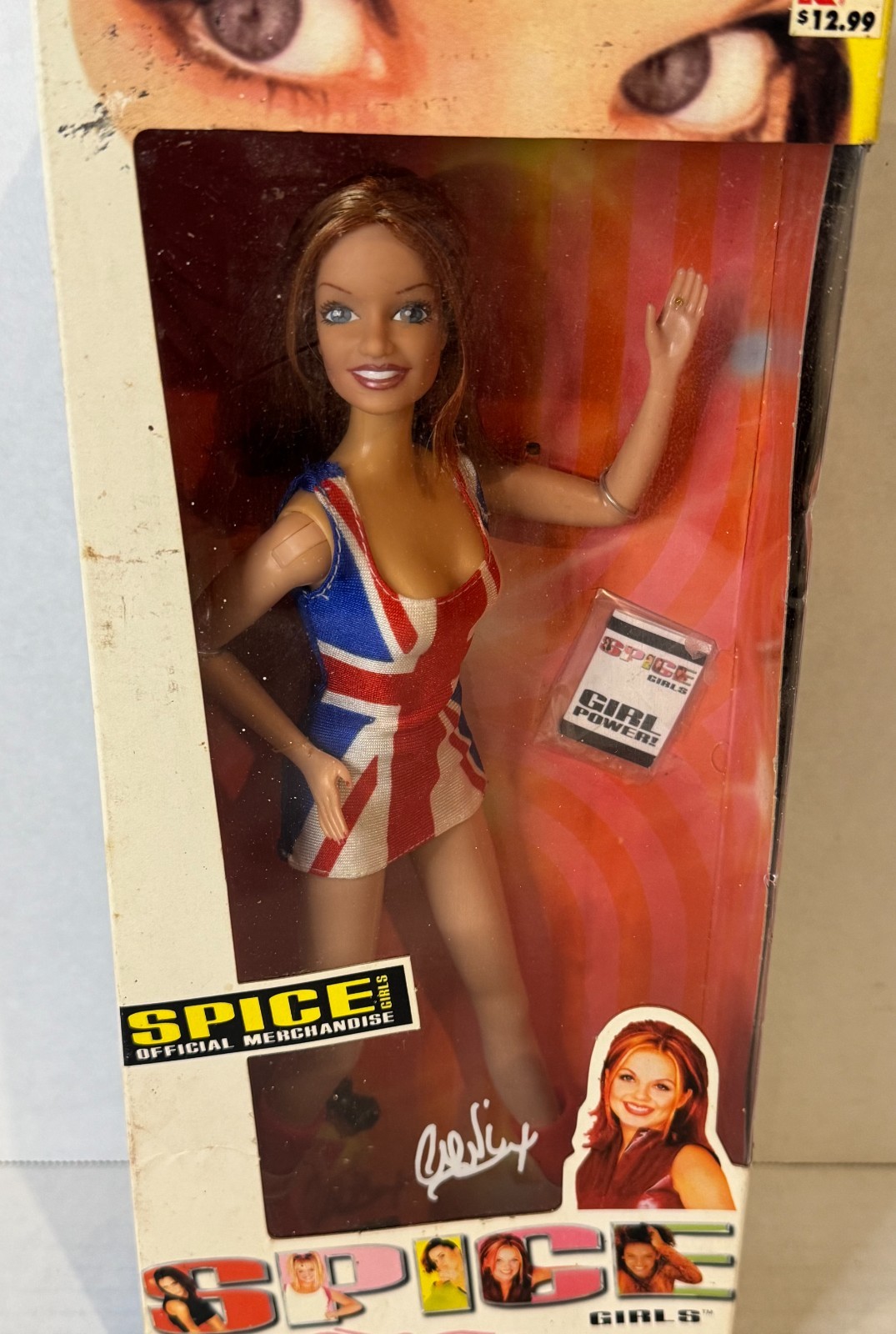 NWB Vintage 1997 Spice Girls Girl Power Geri Union Galoob 23504 Halliwell Doll