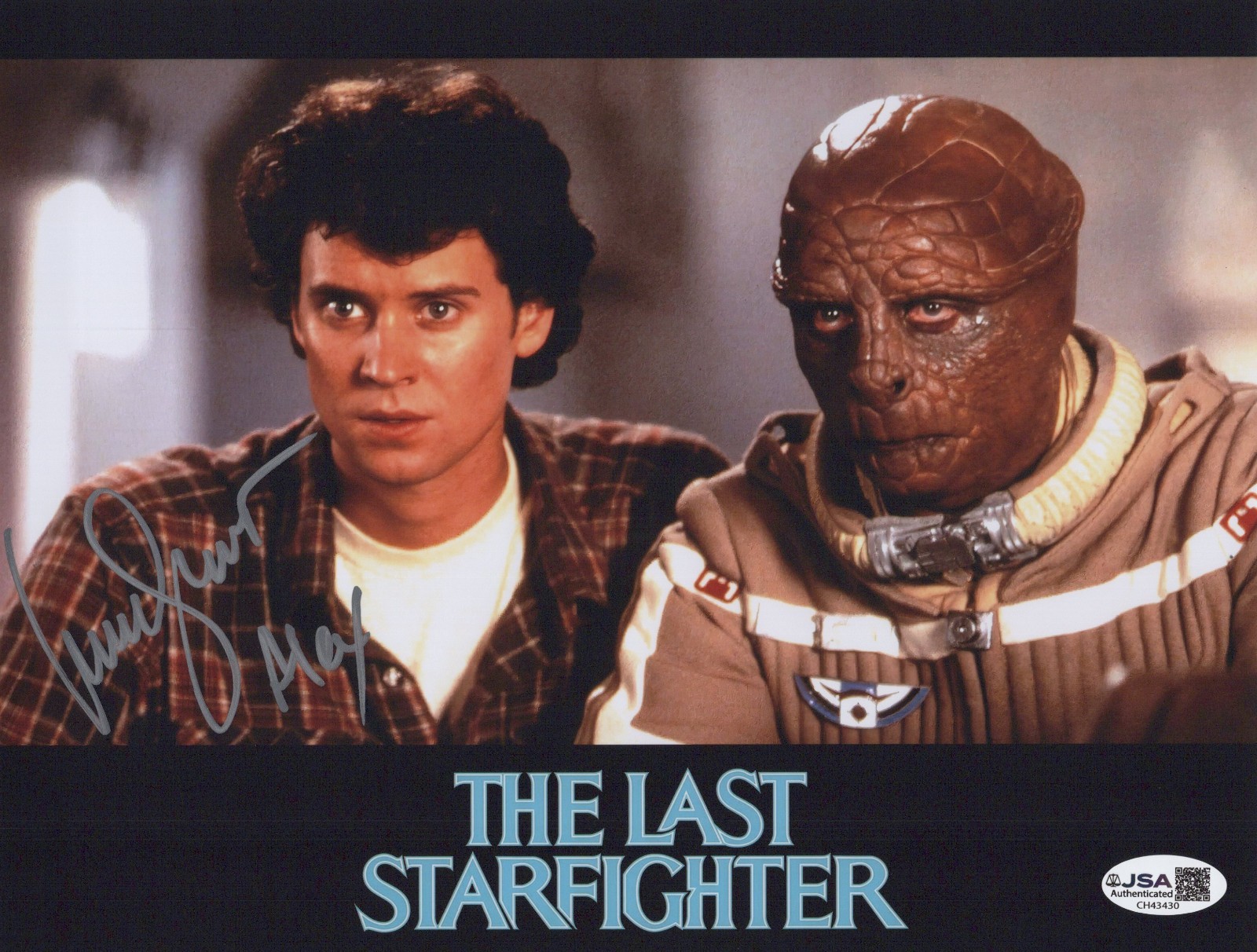 LANCE GUEST Signed THE LAST STARFIGHTER 8×10 Photo ALEX Autograph JSA COA CERT