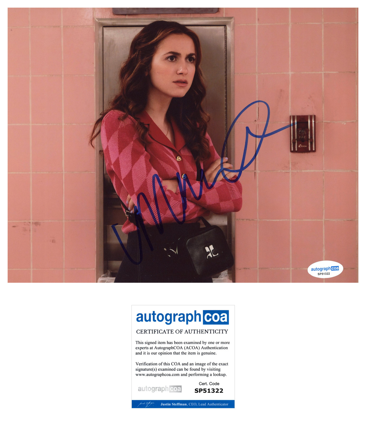Maude Apatow ‘Euphoria’ Actress Signed 8×10 Photo ‘Lexi Howard’ ACOA